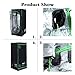 Quictent SGS Approved Eco-Friendly 24″x24″x55″ Reflective Mylar Hydroponic Grow Tent with Obeservation Window and Waterproof Floor Tray for Indoor Plant Growing 2’x2′thumb 2