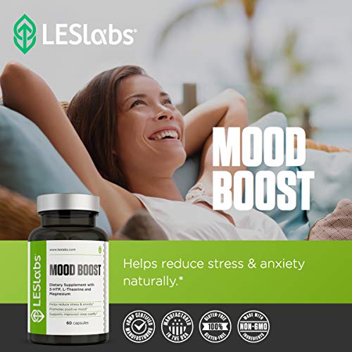 LES Labs Mood Boost, Anxiety Relief Supplement, Stress Relief, Mood