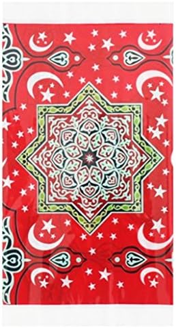 Arabesque Moon Design Eid or Ramadan Party Decorations (Table Cover Design 2 (2 Pack))