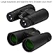 OMZER 10x42 Compact Binoculars for Adults - High Powered Binocular with BAK4 Prism FMC Lens - Large Eyepiece Hunting Binocular with Clear Low Light Vision for Bird Watching Hiking Camping Games
