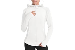 LIONJIE Girls Lightweight Jacket Long Sleeve Zip Up Athletic Hoodie Top UPF50+ Fishing Hiking Sun Protection Outwear