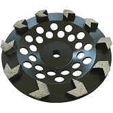 7" Diamond Grinding Wheel 10 Arrow Seg for Concrete &amp; Coating 5/8"-11 | Pro-series, #30/40 grit grinding wheel for concrete, paint, epoxy, thinset, and coating removal. 5/8"-11 threaded