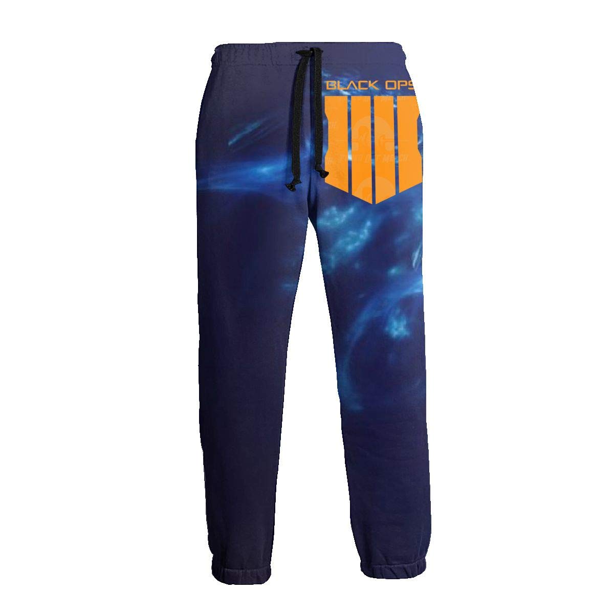 Mens 3D Print Graphic Call of Duty Black Ops 4 Long Sleeve Loose Fit Jogger Sweatpants