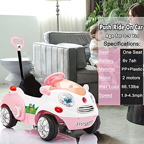 Ride On Push Car for Toddlers Ride on Toy with Remote Control Baby Car