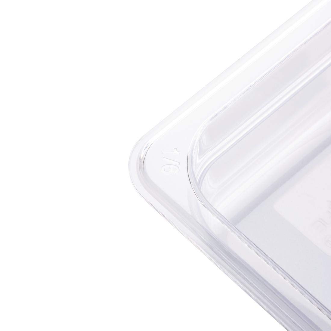 Vogue U240 1/6 Gastronorm Container 100mm 1.05 Litre Clear Catering Food Storage Pan - Image 5