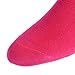 Sierra Socks Men's Crew Cotton Solid Vibrant Colorful Seamless Toe Socks 3 Pair Pack