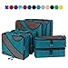 BAGAIL 6 Set Packing Cubes,Travel Luggage Packing Organizers(6Set Teal)