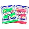 8-pcs-Asian-Exfoliating-Bath-Washcloth-Red-Green GOLDSANGSA Asian Exfoliating Bath Washcloth - Red - Green, 8 Count (Pack of 1)