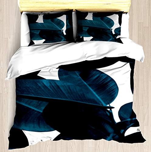 KANGSEA Make Your OWN Luck Duvet Cover Set Unique Printed Exclusive Designed Pattern Comforter Bedding Cover Pillow Shams 3 Piece Bed Duvet Cover Queen/Full