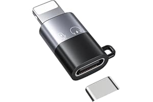 ZEXIBATH for DJI Mic 3 Type C to Lightning Adapters,USB C to Lightning Adapter,Fast Charging & Data Transfer for iPhone 14 13 Smartphone/PC/Mac Connector Accessories Wireless Microphone Receiverr (1 Pack)