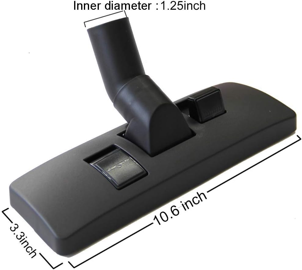 EZ SPARES 1 1/4 inch 32mm Universal Vacuum Cleaner Euro Floor Brush Head Brush Attachment For Floor and Carpet Combo Tool New Designed to Fit Hoover, Eureka, Rainbow, Kenmore, Shop VAC: Kitchen & Dining