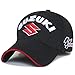 LOVEBLING Blinglove Adjustable Hat Motorcycle Sport Racing Baseball Cap for Suzuki Black-1