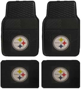 Amazon.com: NFL Pittsburgh Steelers Car Floor Mats Heavy 