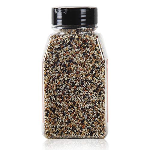 New - Spicy Everything Bagel Seasoning, XL 11.5 oz bottle, Premium Restaurant Quality, Multi Seasoning Shaker with Red Pepper, Sesame, Onion, Garlic, Poppy in Seasoning Spice Blend, Kosher