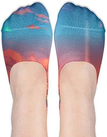 No Show Socks Anime Fantasy World Low Cut Liner Socks Casual Hidden Thin Socks For Women