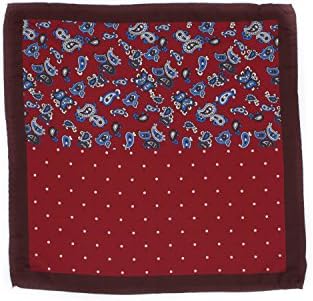 a multi paisley and dots red