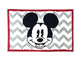 Disney Mickey Mouse Chevron Tufted Bath Rug