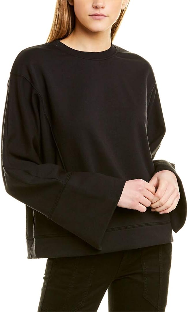 Joie Ashton Women's Fleece Lined Wide Sleeve Crew Neck Sweatshirt at  Women’s Clothing store