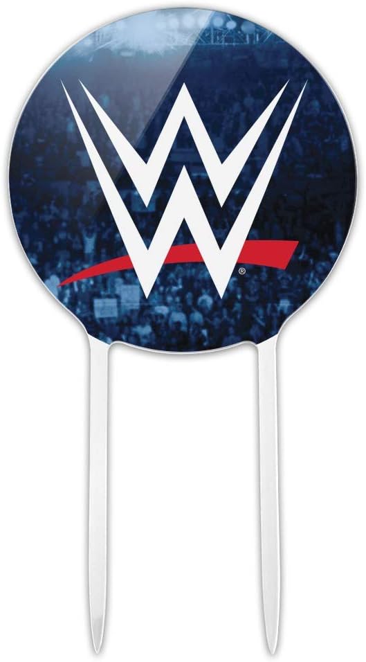 Graphics More Acrylic Wwe Crowd Logo Cake Topper Party Decoration For Wedding Anniversary Birthday Graduation Party Supplies Toys Games Onsource Co
