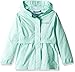 Columbia Big Girls' Pardon My Trench Rain Jacket, Sea Ice, Medium