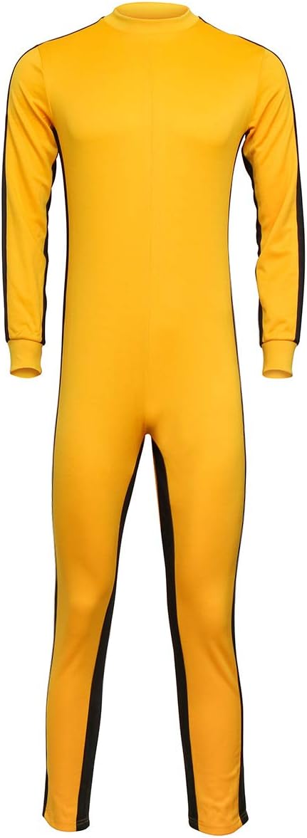 COSFLYMen’s Chinese Martial Arts Costume Jumpsuit Halloween Party Cosplay