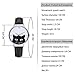 LVPAI Womens Watches Cute Black Cat Face Analog Watch Casual Leather Band Quartz Wrist Watches for Womens Gift