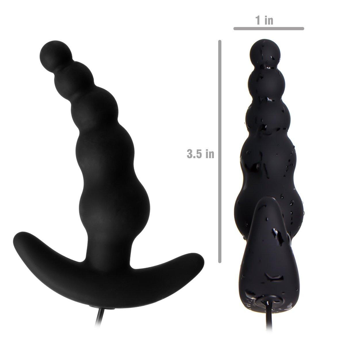 Mini Vibromasseur Prostate Perle Plug Anale Télécommandé