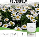 Bodygenix Feverfew 1000mg Tablets 240 Count Natural Headache Relief view 2
