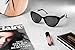 PRIVÉ REVAUX ICON Collection “The Hepburn” Designer Polarized Retro Cat-Eye Sunglasses