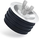 3 inch Sewer Cleanout Cap, Practical Expansion Pipe Plug Durable Sewer Pipe Plug Sewer Cleanout Cover Mechanical Test Plug wi