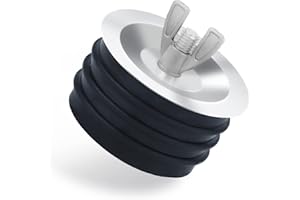 3 inch Sewer Cleanout Cap, Practical Expansion Pipe Plug Durable Sewer Pipe Plug Sewer Cleanout Cover Mechanical Test Plug wi