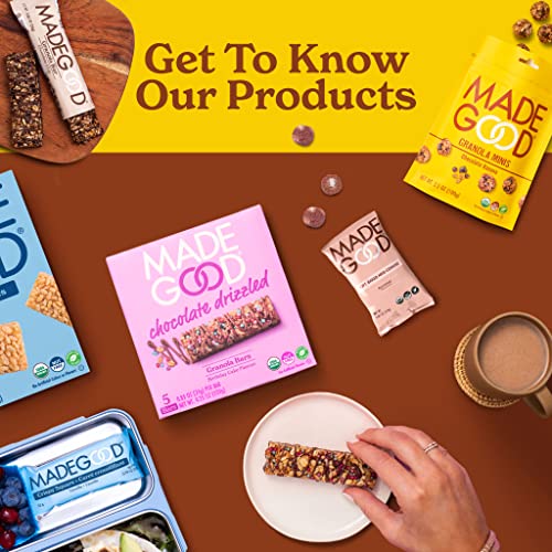 MadeGood Healthy Snacks Variety Pack, 40 Ct Organic Assortment of