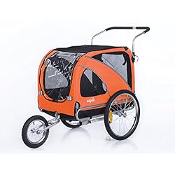 Sepnine Pet Dog Bike Trailer Orange - Large Size