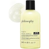 philosophy purity made simple one-step mattifying facial cleanser - with bamboo extract - oil-free formula gently removes makeup & dirt, leaving skin with a healthy, matte appearance - 8 fl oz