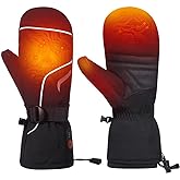 Savior Heated Gloves for Men and Women,Rechargeable Electric Heated Mittens,Suitable for Winter Outdoor Work,Skiing,Running,Hiking,etc.