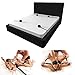Under Bed Bondage Restraints Kits Fetish BDSM Restraint Set for Couples Game Play, EROKAY Hand Ankle Cuffs with Restraint Straps Rope