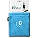UT Wire Pocket Snap & Store Mobile Charger Case Pouch, Blue