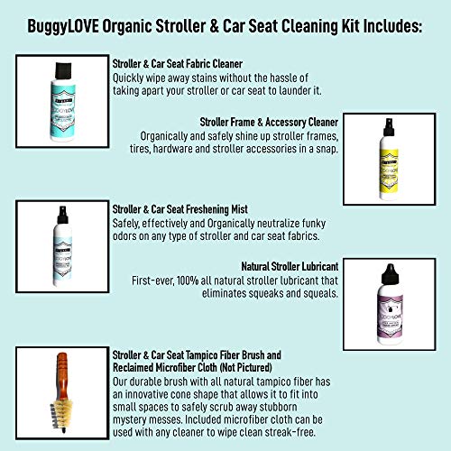 how to clean a stroller seat