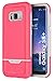 Encased Galaxy S8 Plus Case Pink (Rebel Armor) Heavy Duty Full Body Protection Cover (Samsung S8+)