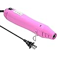 Heat gun mofa Resin Mini Heat Gun,6.6ft Cable 300W Heat Gun for Crafts,Acrylic Paint Dryer Multi-Purpose Electric Heating Nozzle (Rose)