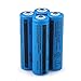 HeCloud 8PCS Rechargeable 18650 Battery with 2PC Dual Smart Charger, 3.7V Li-ion