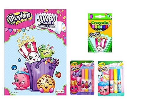 Download Shopkins Coloring Book Bundle 4 Items: Shopkins Jumbo ...