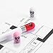 Teyomi Compatible Apple Pencil Cap,6pcs Silicone Protective Replacement Cartoon Drawing Cap Compatible Apple Pencil Tips (Mix Color)