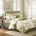 Madison Park Cozy Comforter Nature Scenery Design All Season, Matching Bed Skirt, Decorative Pillows, Queen(90