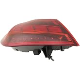 HEADLIGHTSDEPOT Left Driver Side LED Outer Tail Light Compatible With Mercedes-Benz C300 Sedan 2022-2025; CAPA Certified