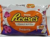 Reeses White Peanut Butter Hearts 10.2oz for Valentines Day