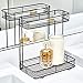 InterDesign Vienna 2-Tier Rectangular Shelf for Cosmetics and Toiletry Storage, Bathroom, Countertop, Desk, and Vanity,