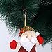 Zhehao 100 Pieces Ornament Hooks Mini Christmas Hooks Christmas Tree Ornament Hangers with Storage Box for DIY Crafts Christmas Party Decoration, Silver