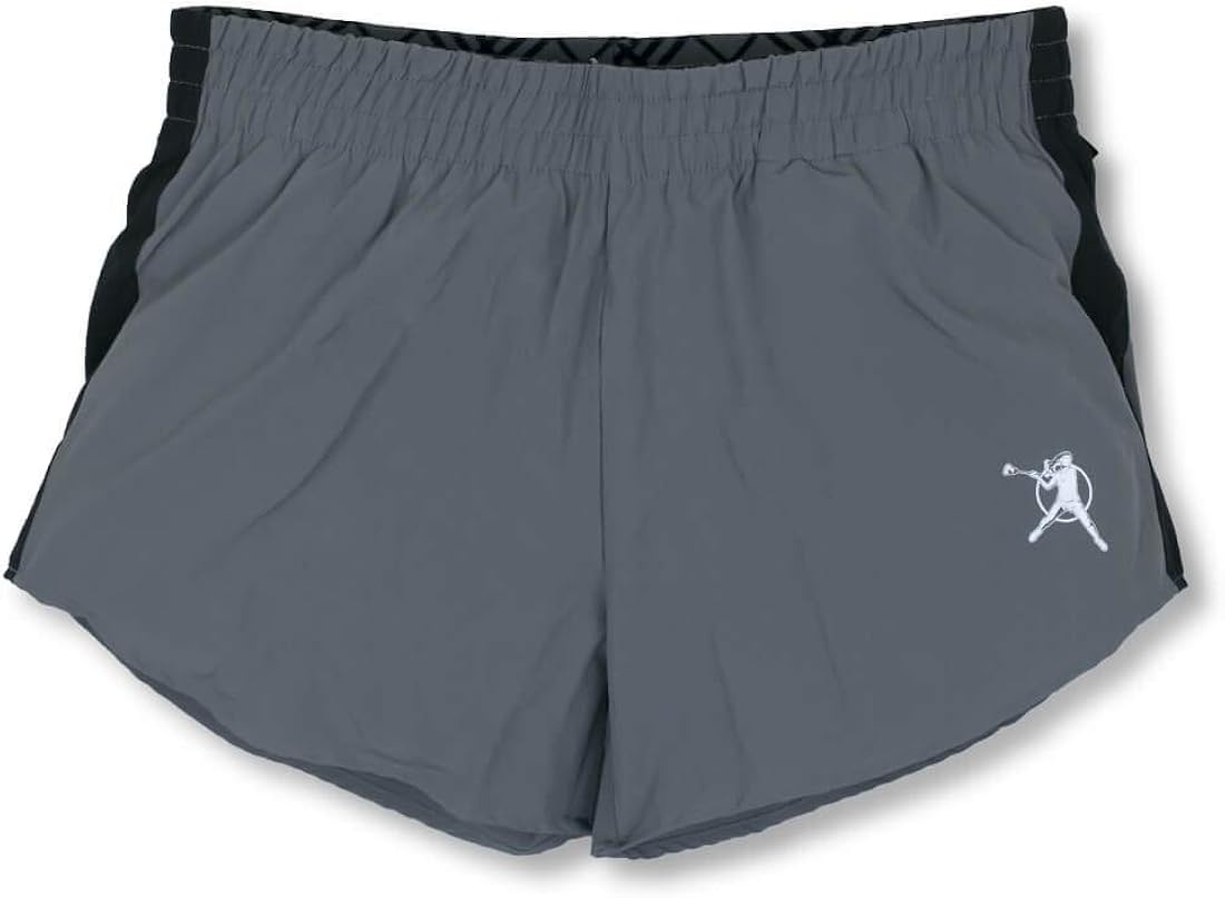 Elite Womens Lacrosse ShortsGrayYouthMedium Clothing