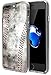 IWONE 8 Plus Case/7 Plus Case Cute Rubber Protective Skin Cover Compatible with iPhone 7/8 Plus + Creative Vintage Baseball Art Pattern Printing